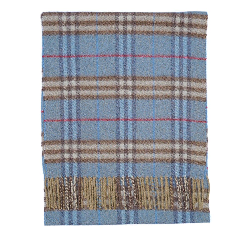 Cashmere Plaid Print Vintage Pre-Loved Scarf