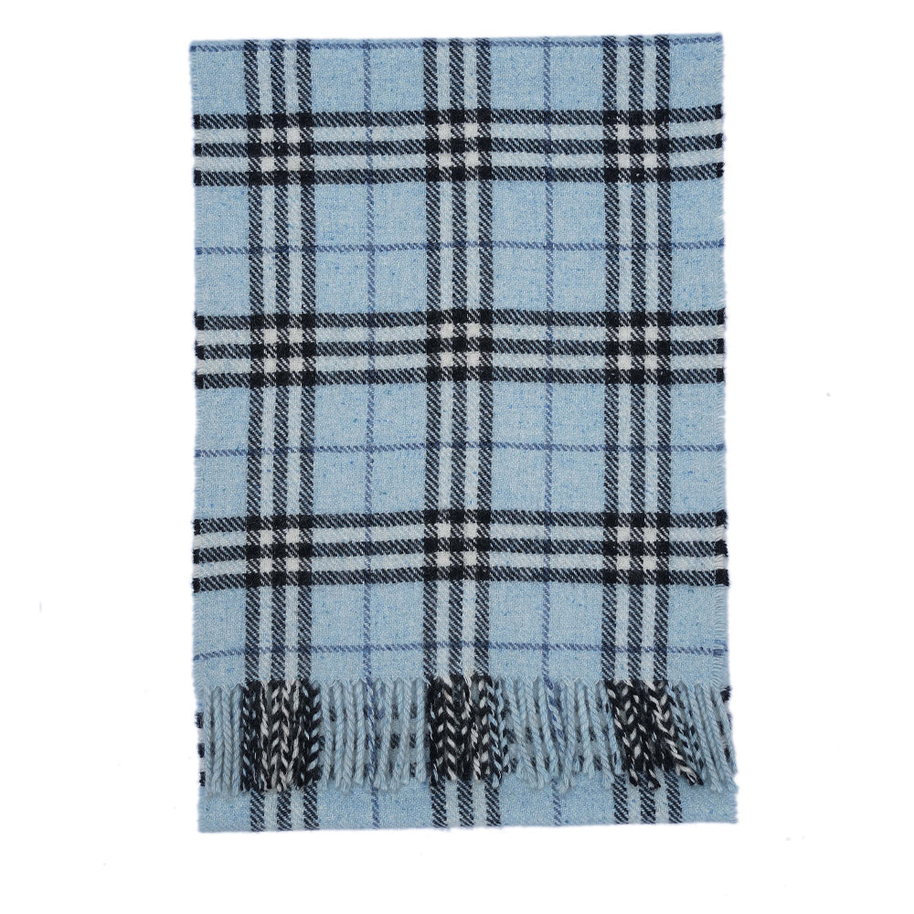 Cashmere Plaid Print Vintage Pre-Loved Scarf