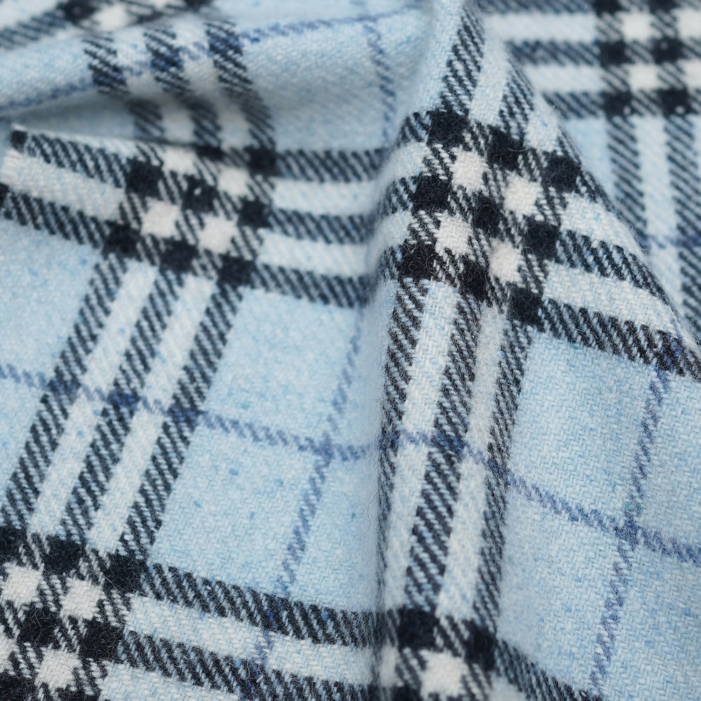 Cashmere Plaid Print Vintage Pre-Loved Scarf