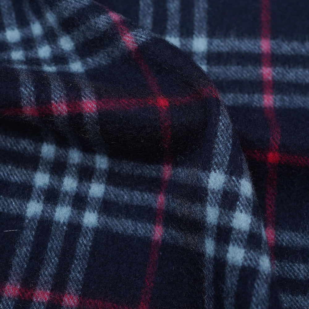 Cashmere Plaid Print Vintage Pre-Loved Scarf