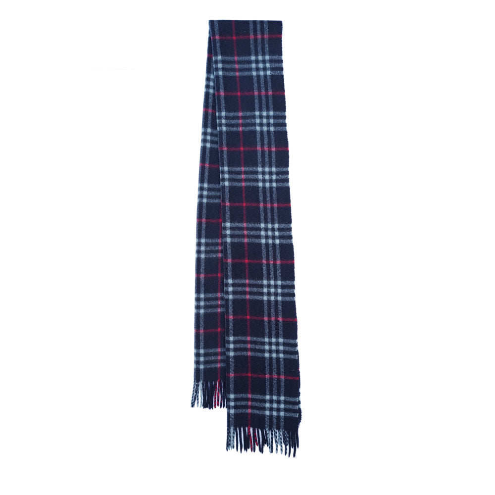 Cashmere Plaid Print Vintage Pre-Loved Scarf