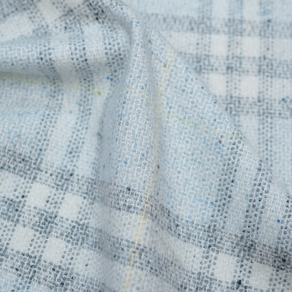 Cashmere Plaid Print Vintage Pre-Loved Scarf