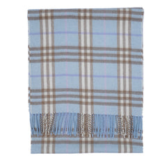 Cashmere Plaid Print Vintage Pre-Loved Scarf