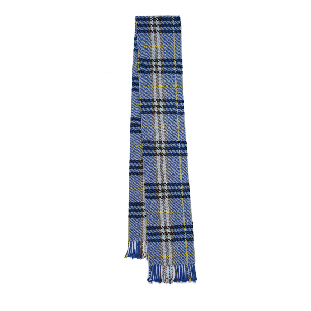 Cashmere Plaid Print Vintage Pre-Loved Scarf