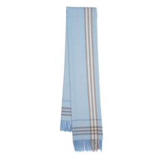 Cashmere/Wool Plaid Print Vintage Pre-Loved Scarf