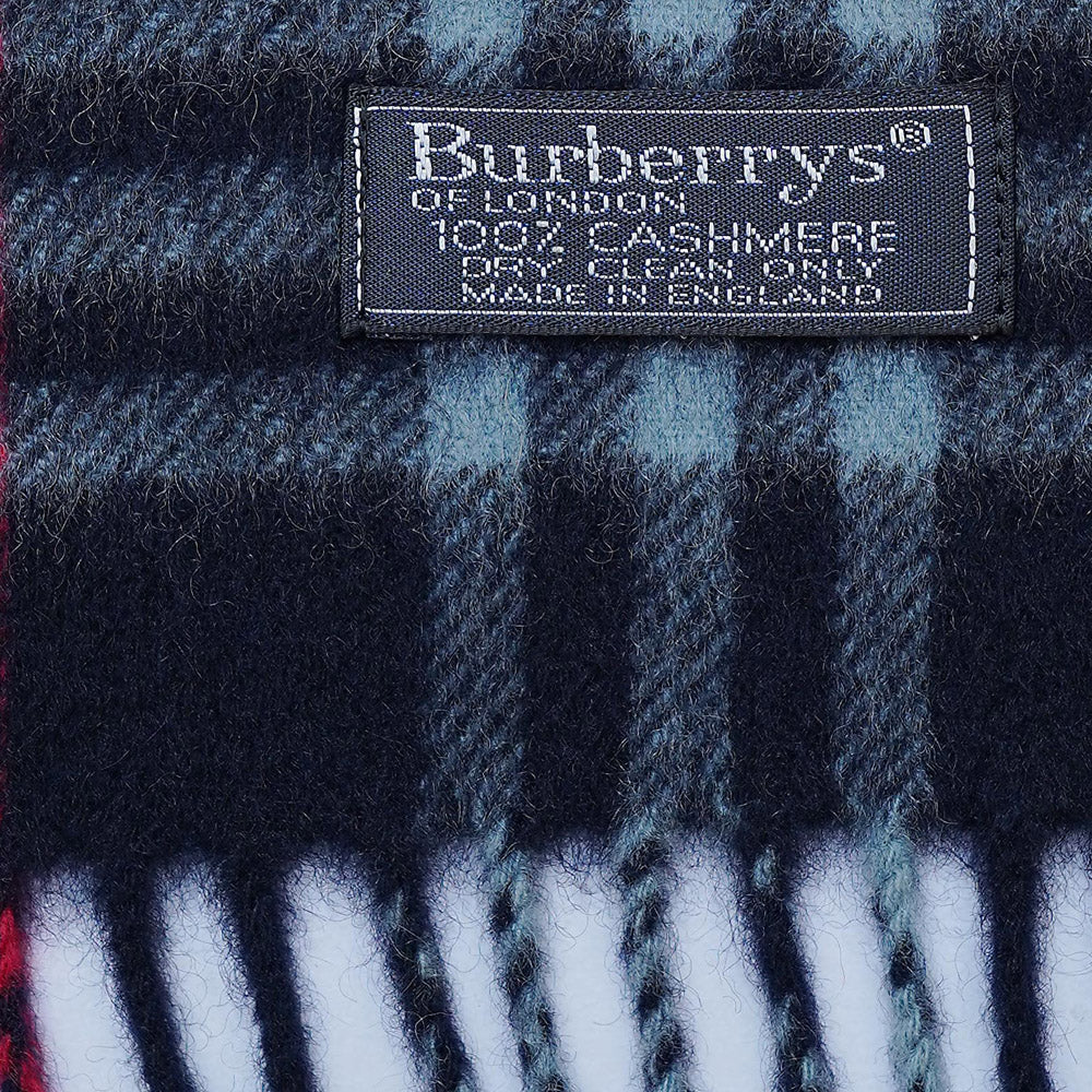 Cashmere Plaid Print Vintage Pre-Loved Scarf