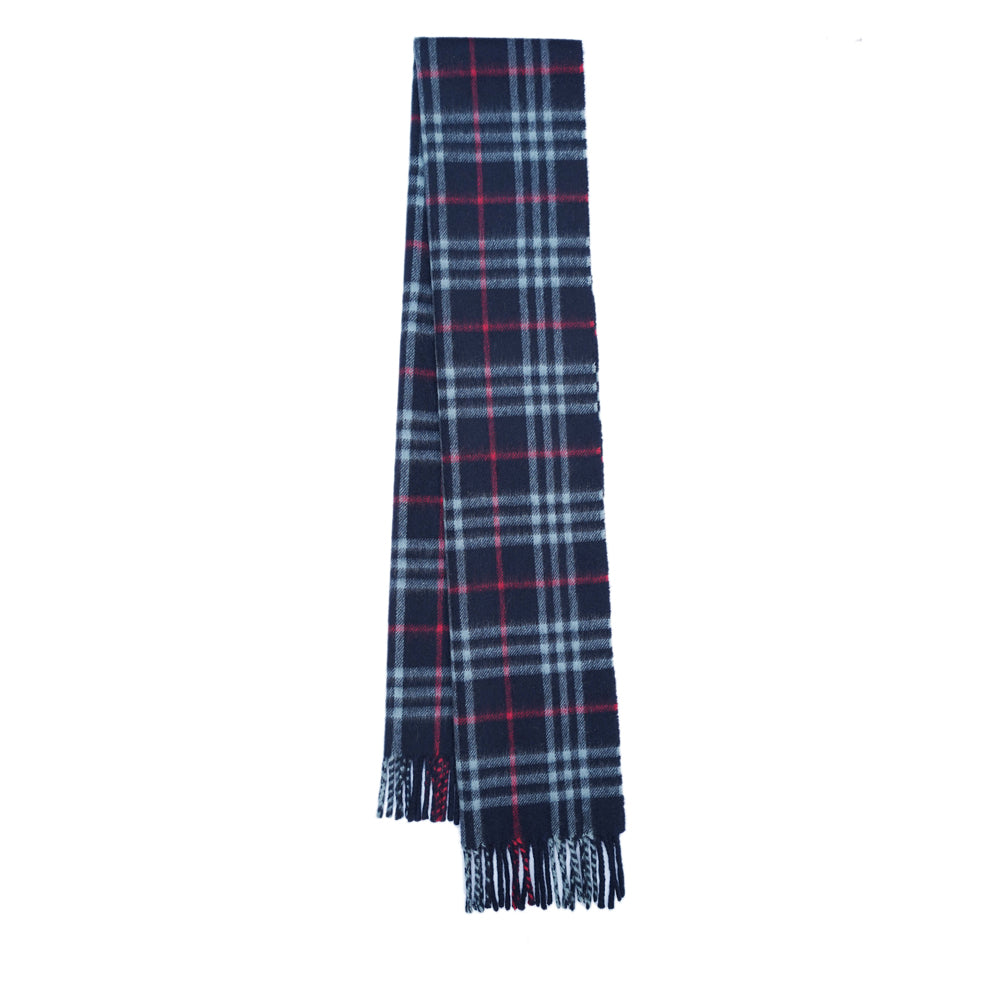 Cashmere Plaid Print Vintage Pre-Loved Scarf