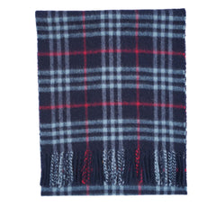 Cashmere/Wool Plaid Print Vintage Pre-Loved Scarf