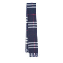 Cashmere Large Check Vintage Pre-Loved Scarf