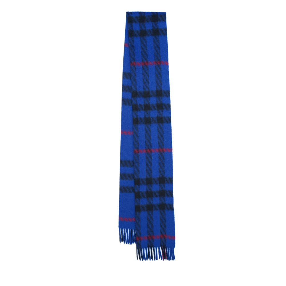 Cashmere Large Check Vintage Pre-Loved Scarf