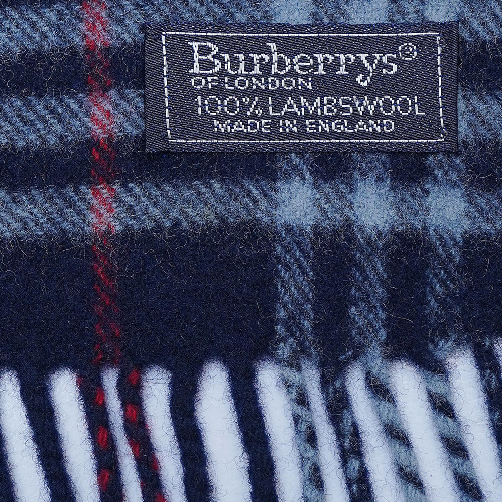 Lambswool Plaid Print Vintage Pre-Loved Scarf