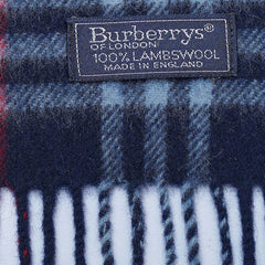Lambswool Plaid Print Vintage Pre-Loved Scarf