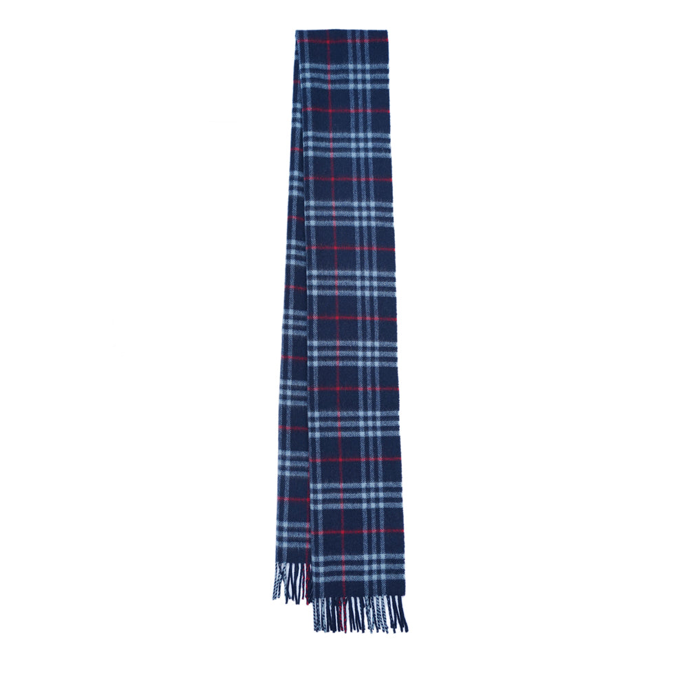 Lambswool Plaid Print Vintage Pre-Loved Scarf