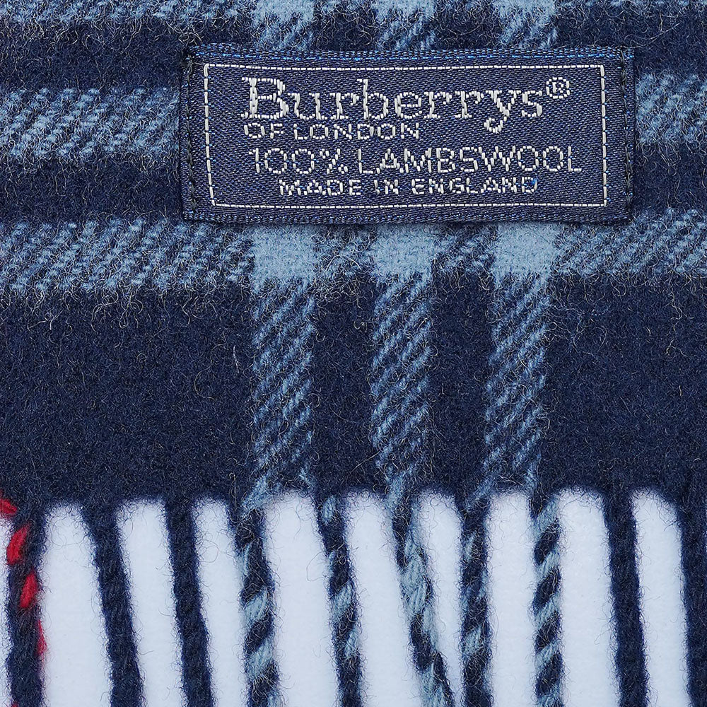 Lambswool Plaid Print Vintage Pre-Loved Scarf