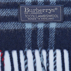 Lambswool Plaid Print Vintage Pre-Loved Scarf