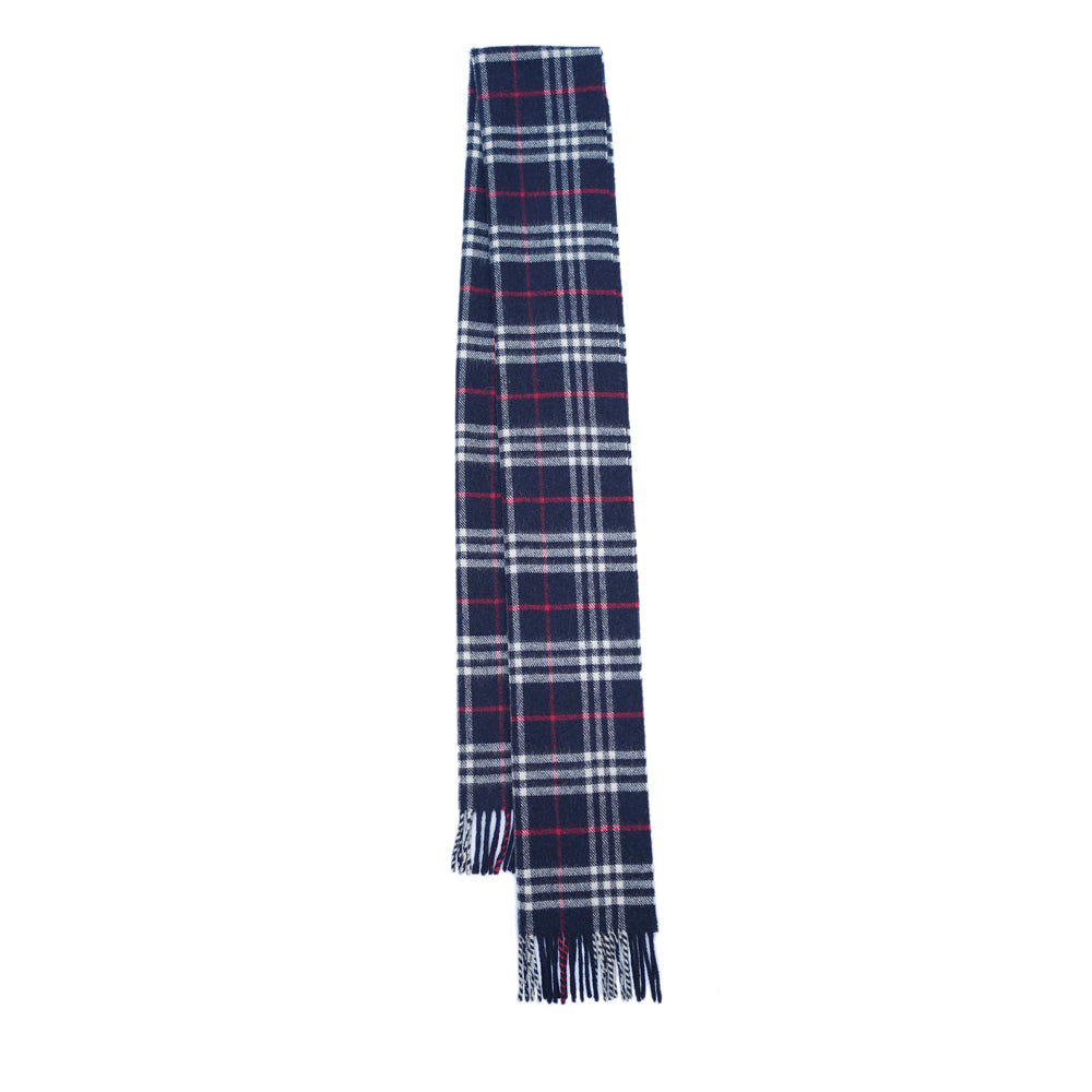 Lambswool Plaid Print Vintage Pre-Loved Scarf