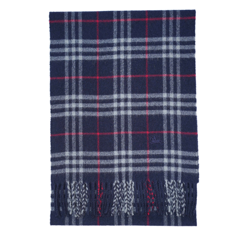 Lambswool Plaid Print Vintage Pre-Loved Scarf