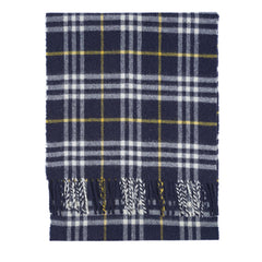 Lambswool Plaid Print Vintage Pre-Loved Scarf