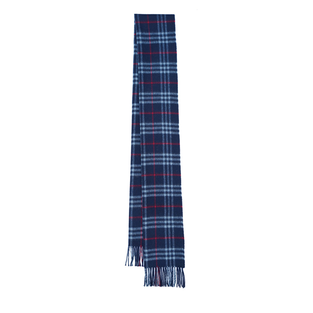 Lambswool Plaid Print Vintage Pre-Loved Scarf