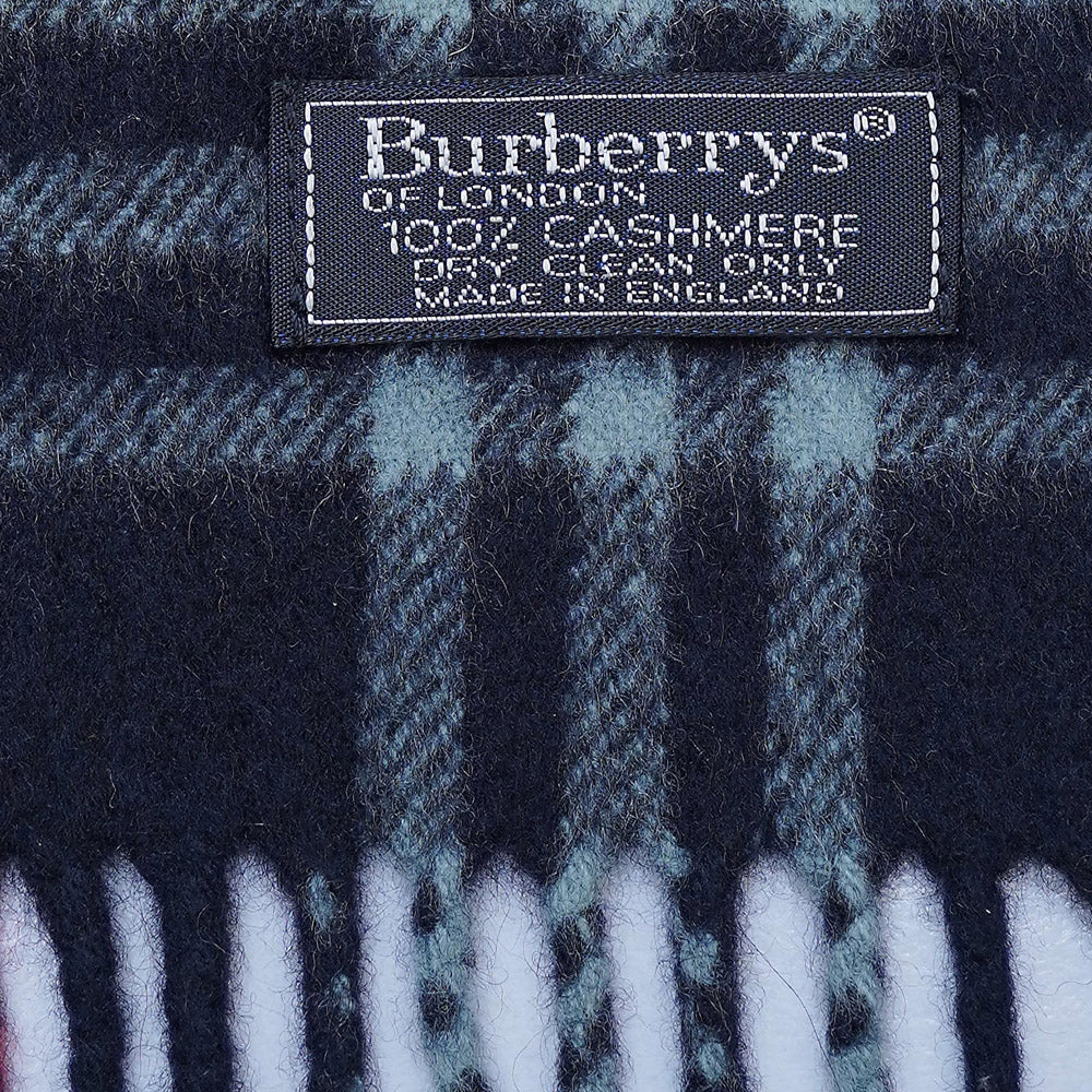 Lambswool Plaid Print Vintage Pre-Loved Scarf