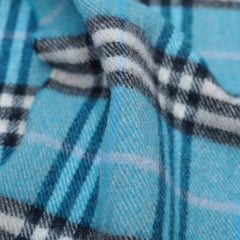 Lambswool Plaid Print Vintage Pre-Loved Scarf
