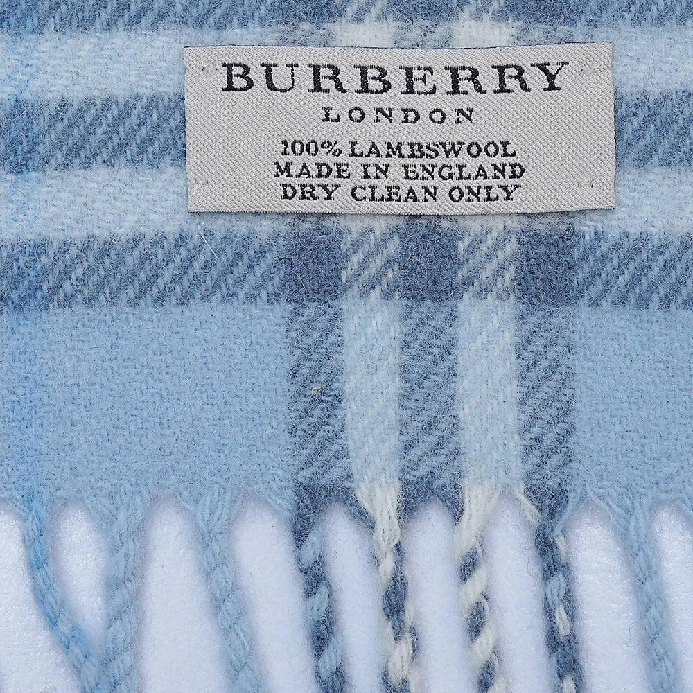 Lambswool Plaid Print Vintage Pre-Loved Scarf