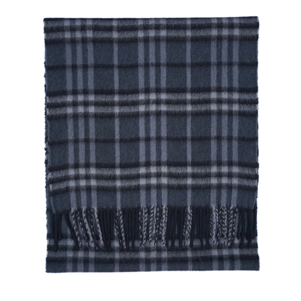 Cashmere Plaid Print Vintage Pre-Loved Scarf