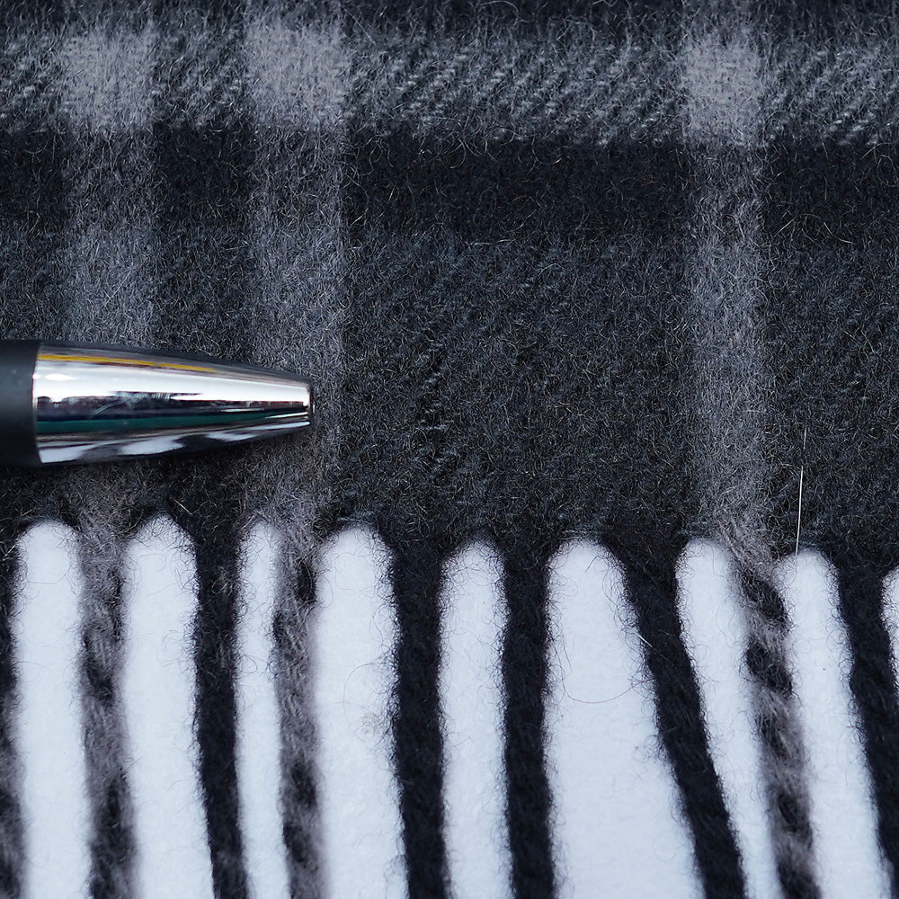 Cashmere Plaid Print Vintage Pre-Loved Scarf