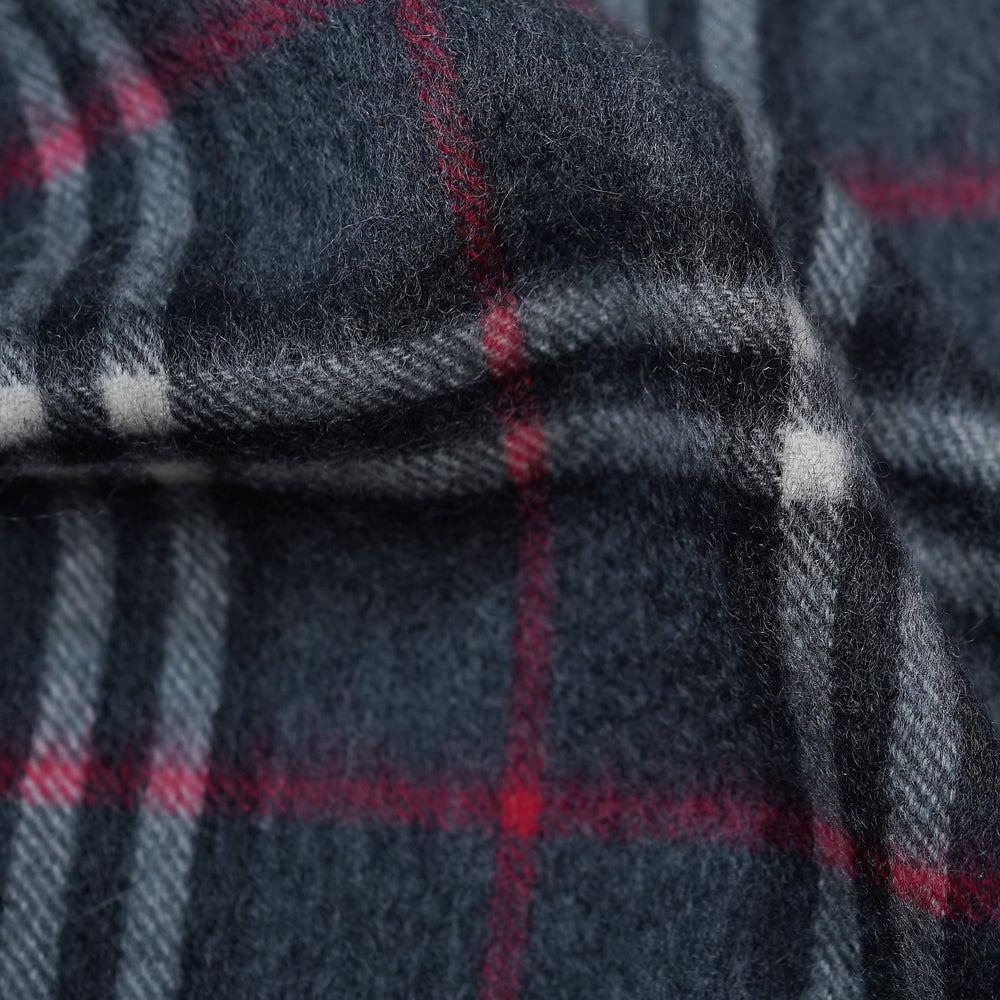 Cashmere Plaid Print Vintage Pre-Loved Scarf