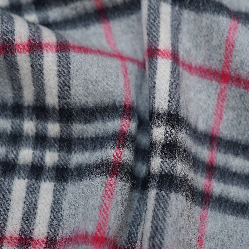 Cashmere Plaid Print Vintage Pre-Loved Scarf