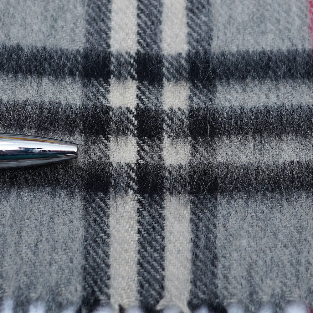 Cashmere Plaid Print Vintage Pre-Loved Scarf