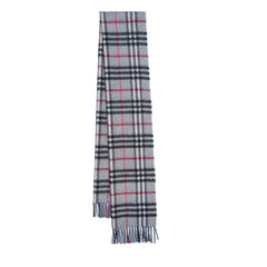 Cashmere Plaid Print Vintage Pre-Loved Scarf