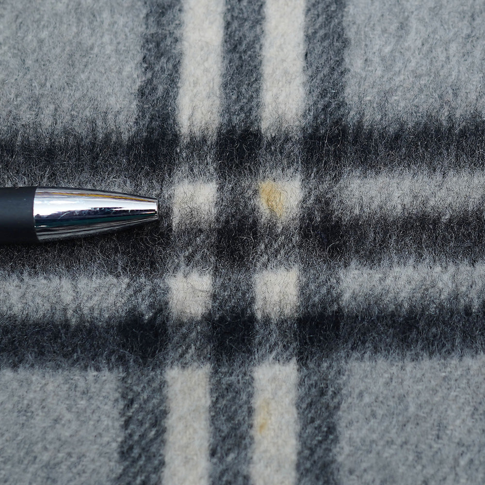 Cashmere Plaid Print Vintage Pre-Loved Scarf
