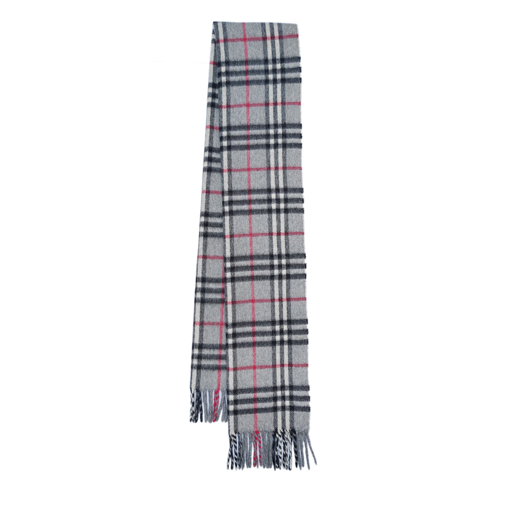 Cashmere Plaid Print Vintage Pre-Loved Scarf