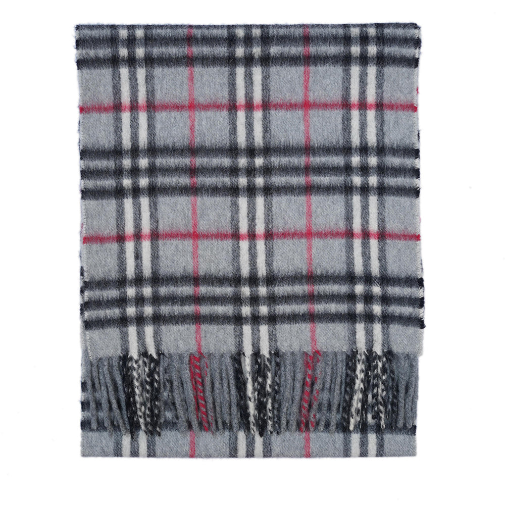 Cashmere Plaid Print Vintage Pre-Loved Scarf
