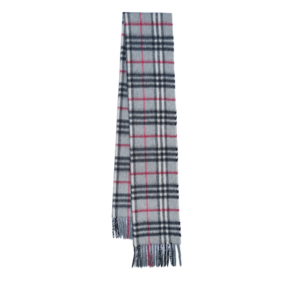 Cashmere Plaid Print Vintage Pre-Loved Scarf