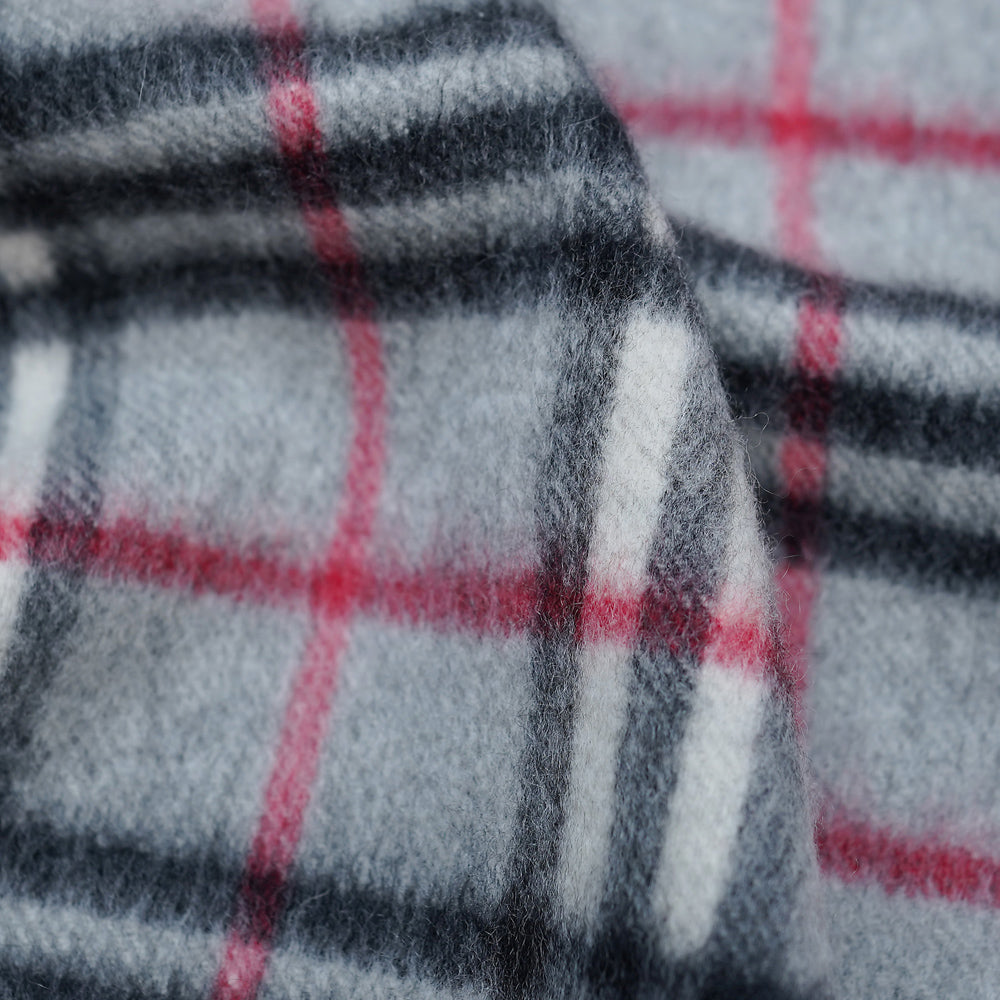Cashmere Plaid Print Vintage Pre-Loved Scarf