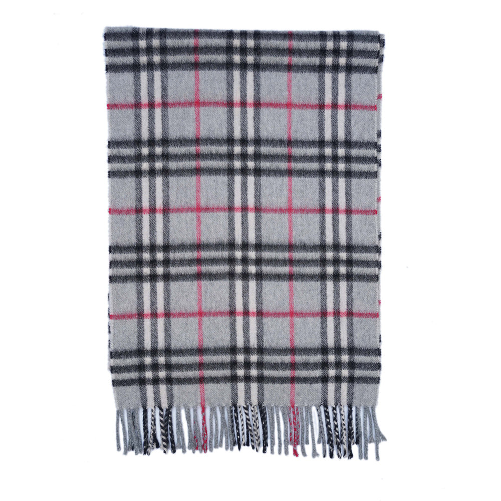 Cashmere Plaid Print Vintage Pre-Loved Scarf