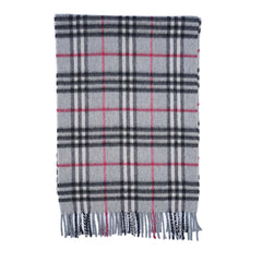 Cashmere Plaid Print Vintage Pre-Loved Scarf