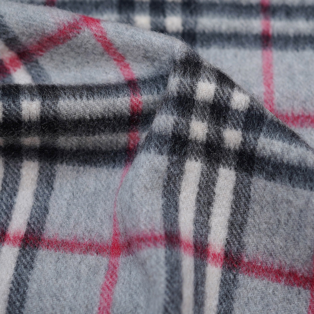 Cashmere Plaid Print Vintage Pre-Loved Scarf