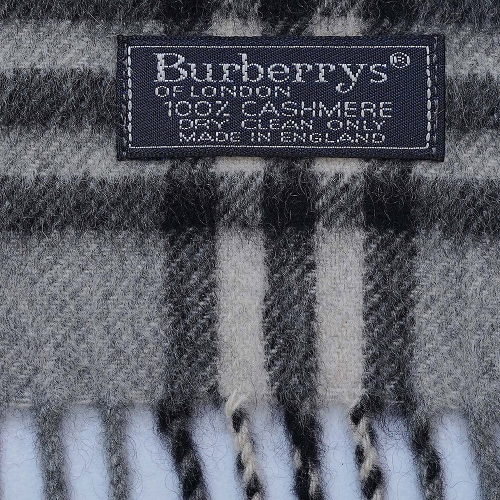 Cashmere Plaid Print Vintage Pre-Loved Scarf