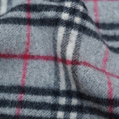 Lambswool Plaid Print Vintage Pre-Loved Scarf