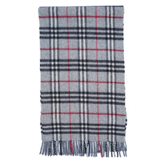 Lambswool Plaid Print Vintage Pre-Loved Scarf
