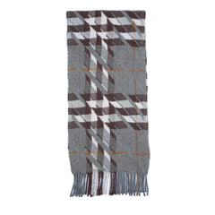 Cashmere Plaid Print Vintage Pre-Loved Scarf