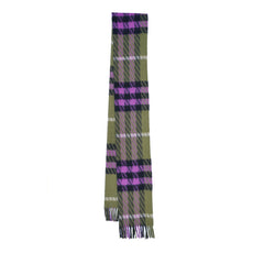 Cashmere Plaid Print Vintage Pre-Loved Scarf