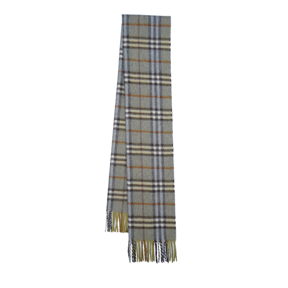 Cashmere Plaid Print Vintage Pre-Loved Scarf