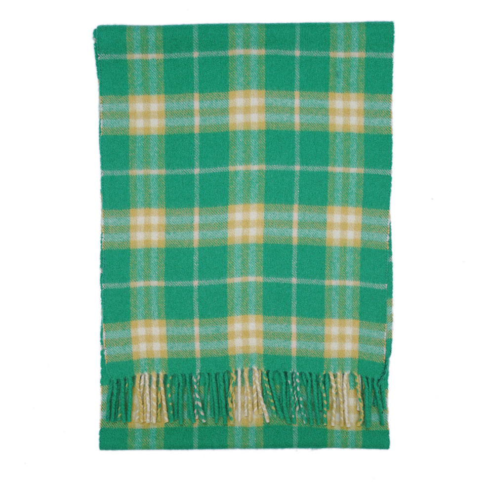 Cashmere Plaid Print Vintage Pre-Loved Scarf