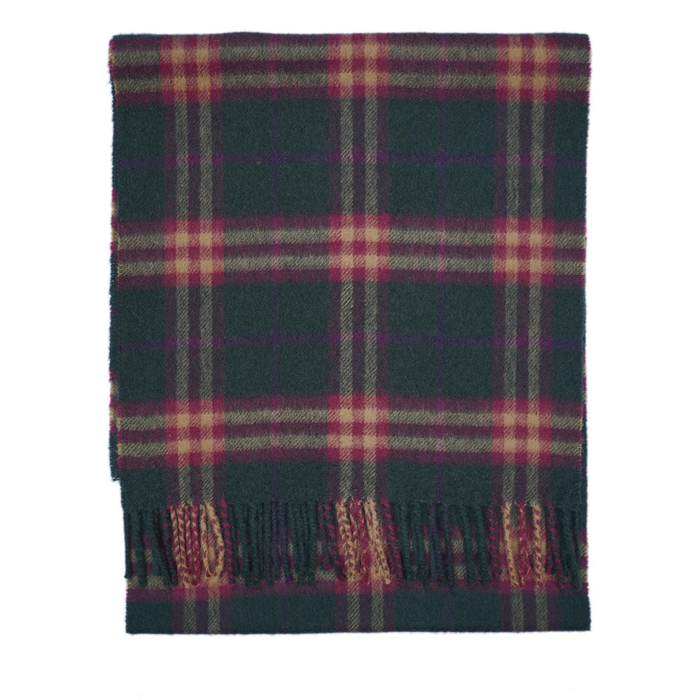 Cashmere Plaid Print Vintage Pre-Loved Scarf