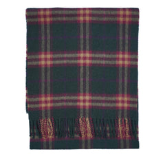 Cashmere Plaid Print Vintage Pre-Loved Scarf