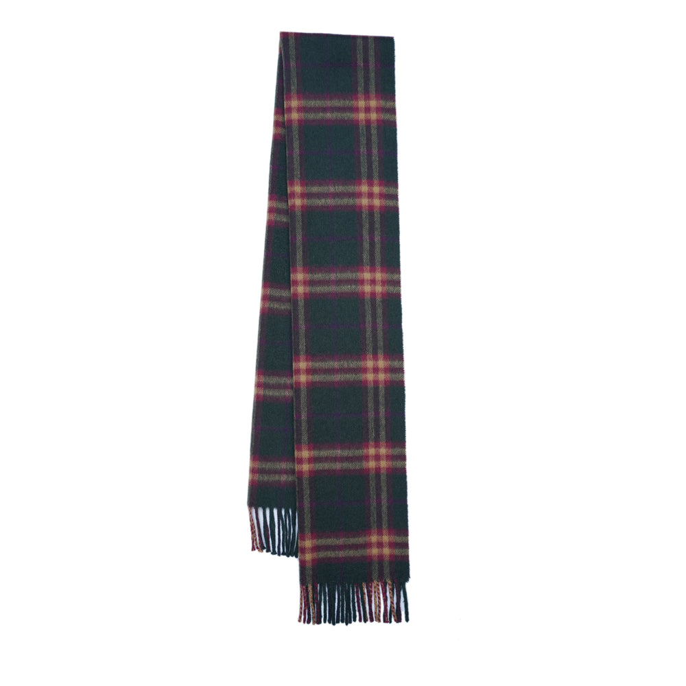 Cashmere Plaid Print Vintage Pre-Loved Scarf